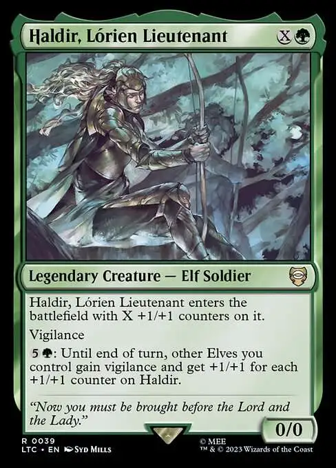 lotr mtg green cards Lord of the Rings: Tales of Middle-earth Limited MTG Set Review: Green