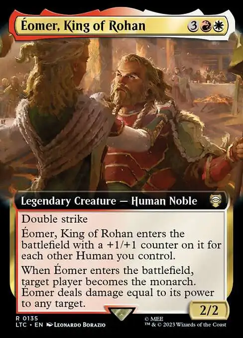 riders of rohan mtg card (Card) card deck (including 2 Foils Magic The Gathering Lord of