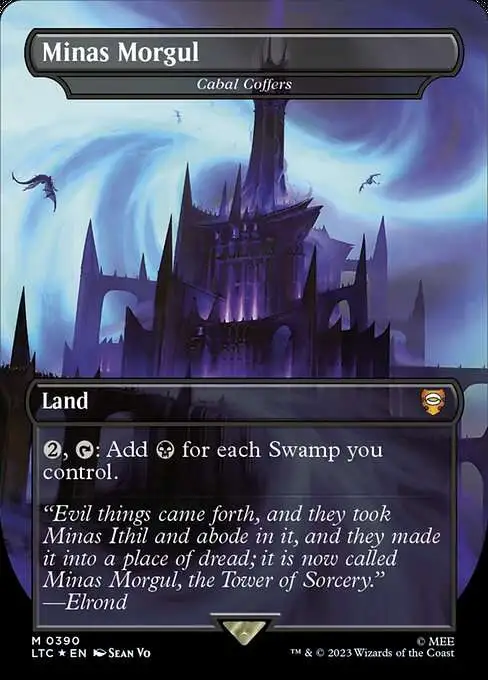 MtG Lord of the Rings Tales of Middle-Earth Commander Mythic Rare Foil Minas Morgul #390
