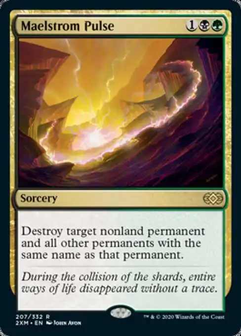MtG Double Masters Rare Foil Maelstrom Pulse #207