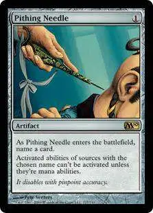 MtG 2010 Core Set Rare Foil Pithing Needle #217