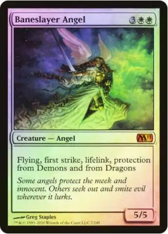 MtG 2011 Core Set Mythic Rare Foil Baneslayer Angel #7