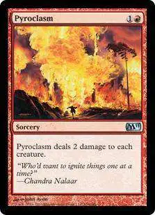 MtG 2011 Core Set Uncommon Foil Pyroclasm #154
