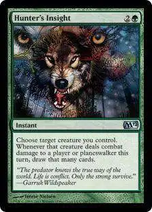 MtG 2012 Core Set Uncommon Hunter's Insight #180