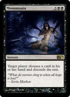 MtG 2012 Core Set Rare Monomania #102