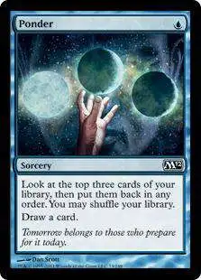 MtG 2012 Core Set Common Foil Ponder #73