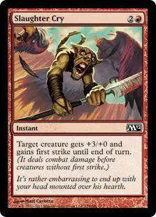 MtG 2012 Core Set Common Slaughter Cry #155