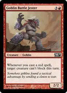MtG 2013 Core Set Common Goblin Battle Jester #135