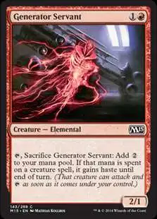 MtG Trading Card Game 2015 Core Set Common FOIL Generator Servant #143