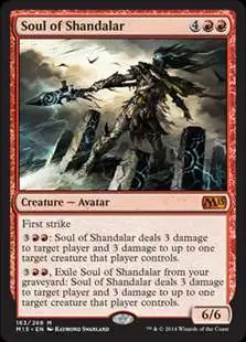 MtG Trading Card Game 2015 Core Set Mythic Rare Soul of Shandalar #163