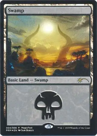 MtG Promo Cards Promo Swamp [MagicFest 2019 Promo, Foil]