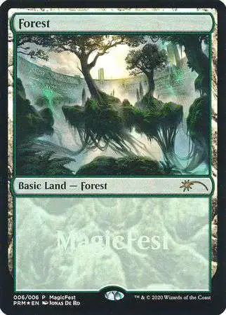 Forest #382 Foil Double Masters LP MTG