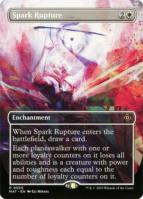 MtG March of the Machine: The Aftermath Rare Spark Rupture #55 [Showcase]