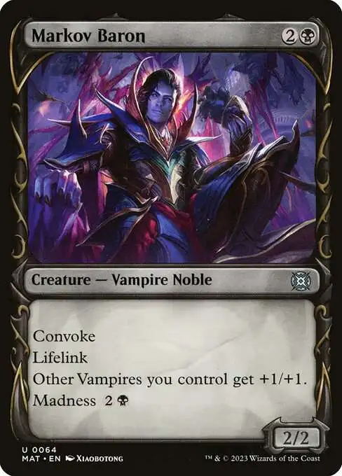MtG March of the Machine: The Aftermath Uncommon Markov Baron #64 [Showcase FOIL]