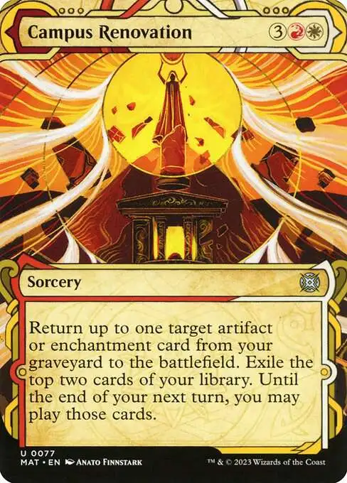 MtG March of the Machine: The Aftermath Uncommon Campus Renovation #77 [Showcase]