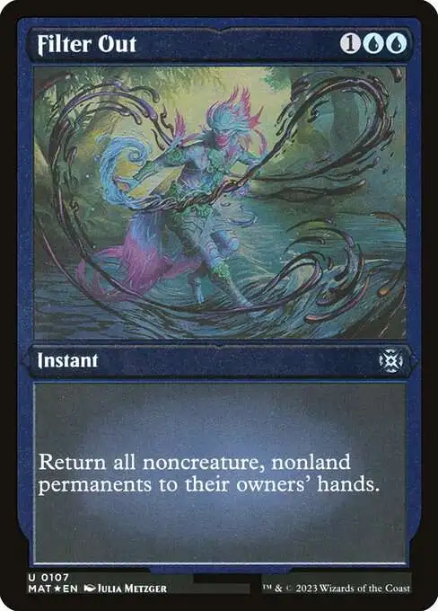 MtG March of the Machine: The Aftermath Uncommon Filter Out #107 [Etched Foil]