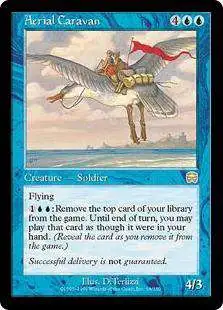 MtG Trading Card Game Mercadian Masques Rare Aerial Caravan #58