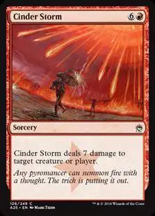 MtG Trading Card Game Masters 25 Common Cinder Storm #126