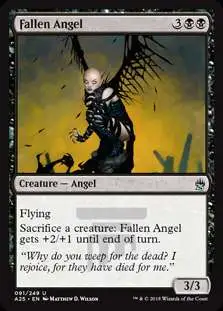 MtG Trading Card Game Masters 25 Uncommon Fallen Angel #91