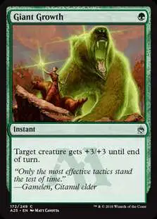 MtG Trading Card Game Masters 25 Common Giant Growth #172