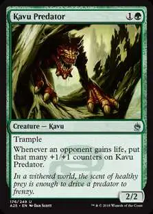 MtG Trading Card Game Masters 25 Uncommon Kavu Predator #176