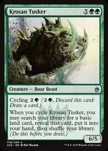 MtG Trading Card Game Masters 25 Uncommon Krosan Tusker #178