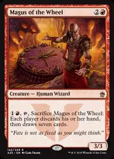 MtG Trading Card Game Masters 25 Rare Foil Magus of the Wheel #142