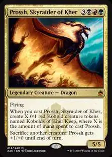 MtG Trading Card Game Masters 25 Mythic Rare Prossh, Skyraider of Kher #214