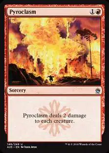 MtG Trading Card Game Masters 25 Uncommon Pyroclasm #146