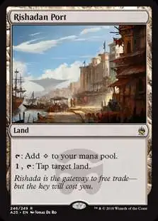 MtG Trading Card Game Masters 25 Rare Rishadan Port #246