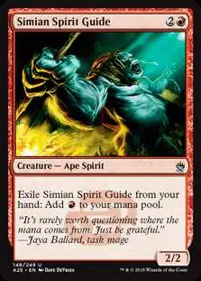 MtG Trading Card Game Masters 25 Uncommon Foil Simian Spirit Guide #148