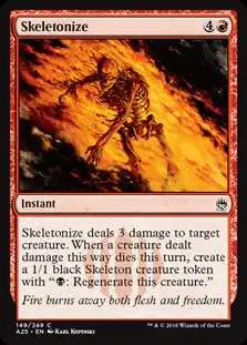 MtG Trading Card Game Masters 25 Common Skeletonize #149