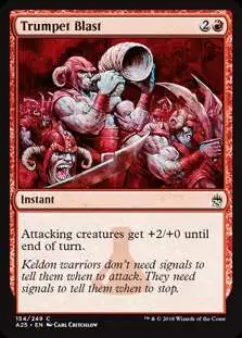 MtG Trading Card Game Masters 25 Common Trumpet Blast #154
