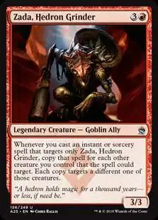 MtG Trading Card Game Masters 25 Uncommon Zada, Hedron Grinder #156