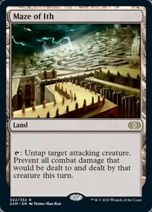 MtG Double Masters Rare Maze of Ith #322