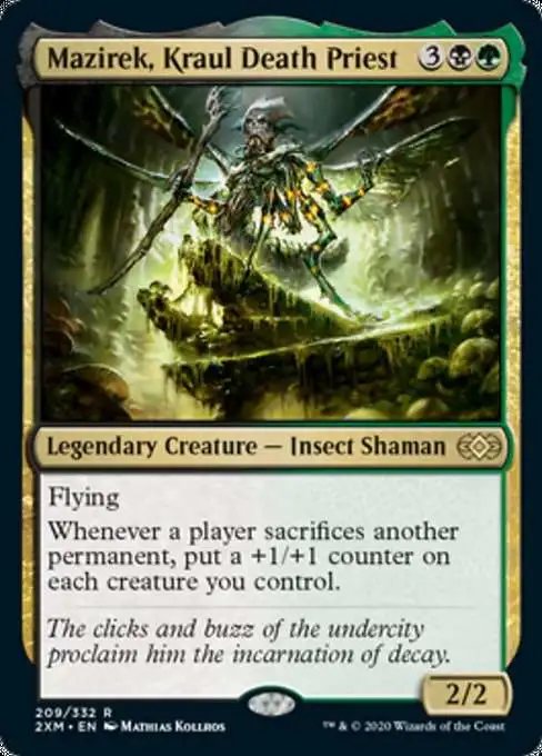 MtG Double Masters Rare Mazirek, Kraul Death Priest #209