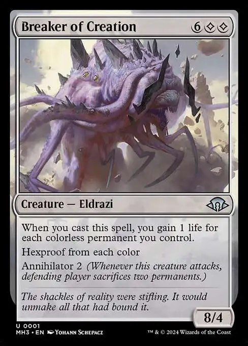 MtG Modern Horizons 3 Uncommon Breaker of Creation #1