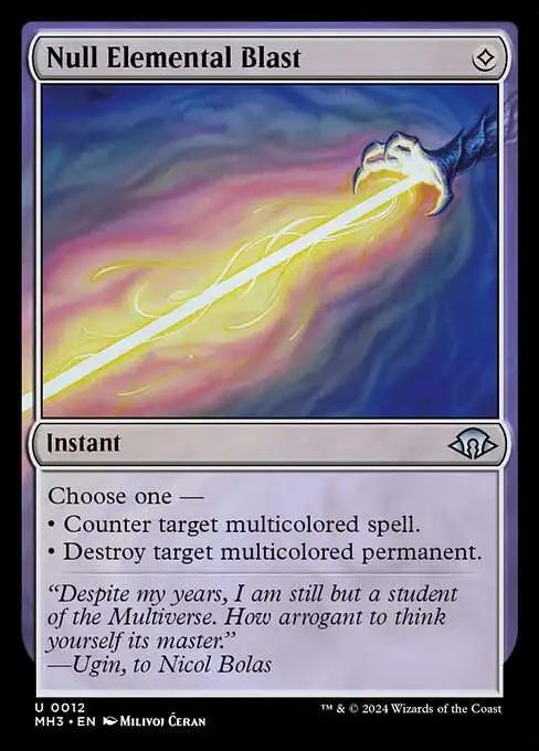 MtG Modern Horizons 3 Uncommon Null Elemental Blast #12