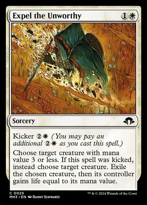 MtG Modern Horizons 3 Common Expel the Unworthy #25
