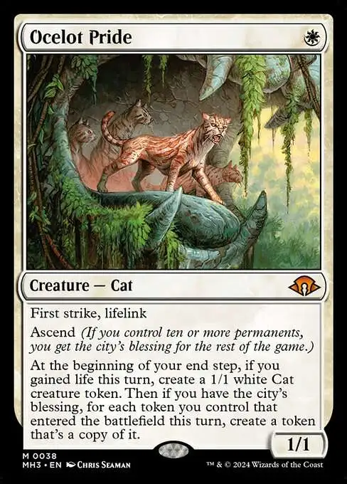 MtG Modern Horizons 3 Mythic Rare Ocelot Pride #38