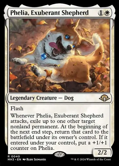 MtG Modern Horizons 3 Rare Phelia, Exuberant Shepherd #40 [Prerelease FOIL]
