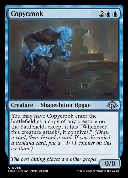 Magic The Gathering Modern Horizons 3 Single Card Uncommon Copycrook 55 - ToyWiz Magic The Gathering Modern Horizons 3 Single Card Uncommon Copycrook 55 - ToyWiz