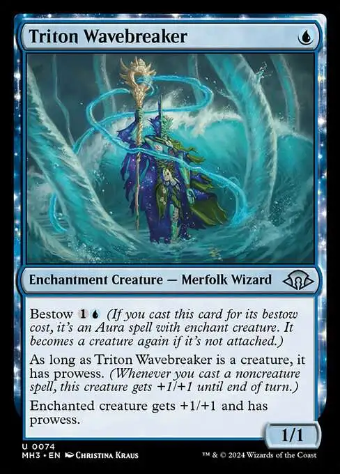 MtG Modern Horizons 3 Uncommon Triton Wavebreaker #74