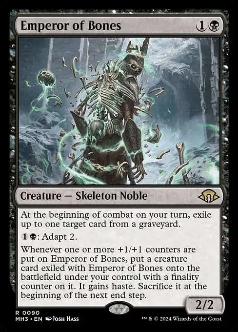 MtG Modern Horizons 3 Rare Emperor of Bones #90