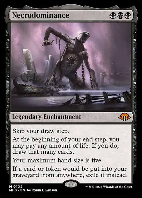 MtG Modern Horizons 3 Mythic Rare Necrodominance #102