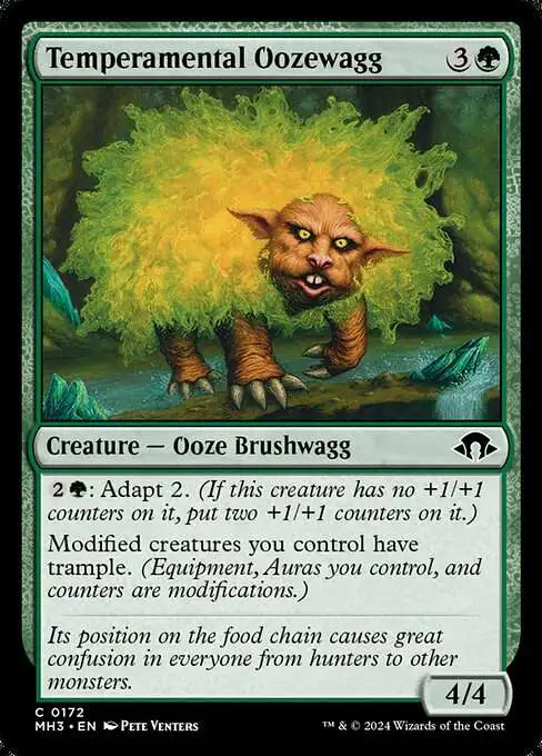 MtG Modern Horizons 3 Common Temperamental Oozewagg #172