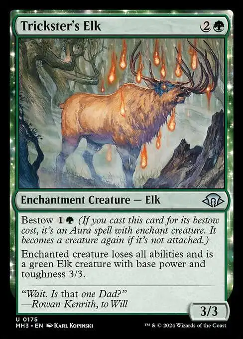 MtG Modern Horizons 3 Uncommon Trickster's Elk #175
