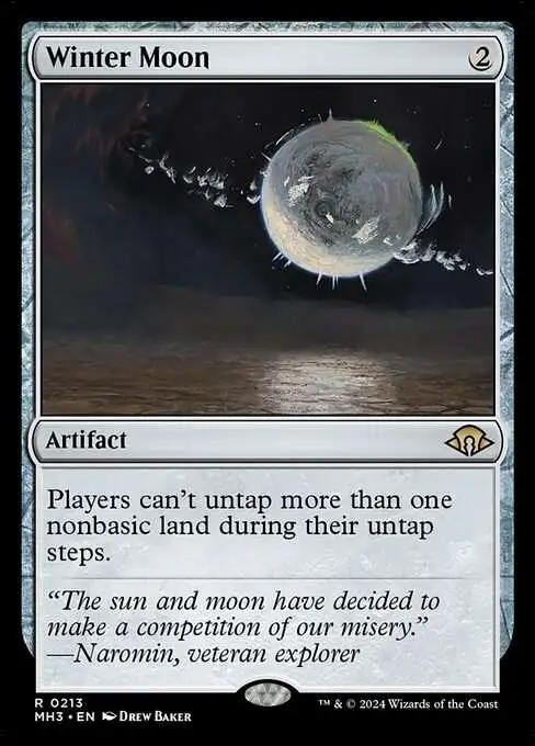 MtG Modern Horizons 3 Rare Winter Moon #213