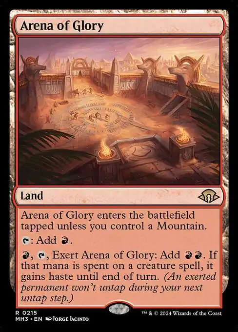 MtG Modern Horizons 3 Rare Arena of Glory #215 [Prerelease FOIL]