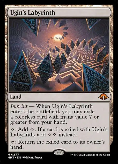 MtG Modern Horizons 3 Mythic Rare Ugin's Labyrinth #233